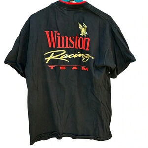 American Born Winston black Racing T-shirt size XL, vintage